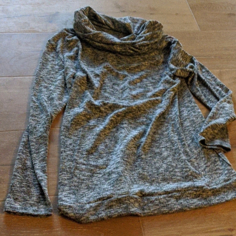 Long sleeve cowl neck sweater